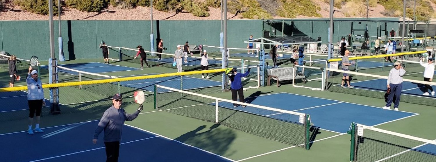 Pickleball on the Sun City Summerlin courts